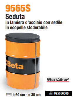 Seduta sedia  Garage Beta Utensili 9565S