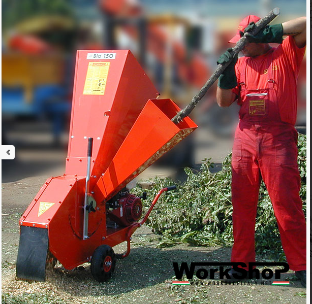 Biotrituratore Caravaggi BIO 150  motore Honda Elettrico motocoltivatore