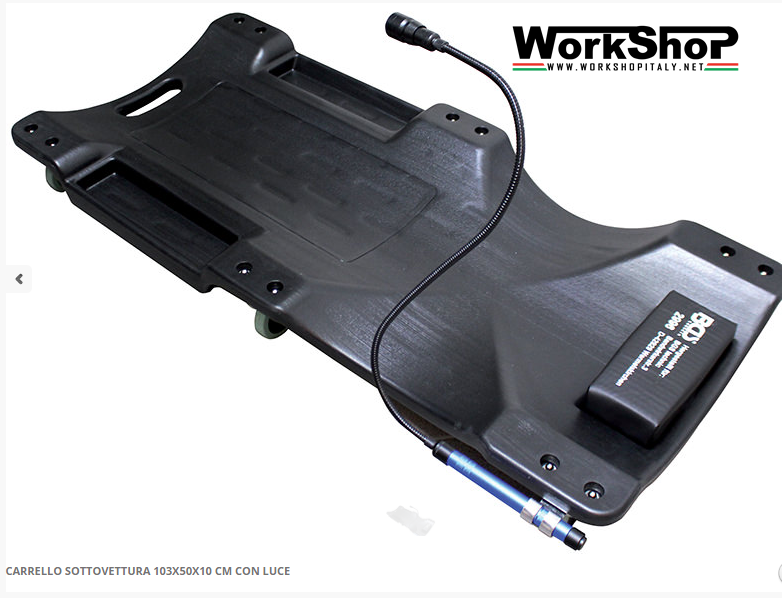 Carrello sottomacchina lettino con luce BGS FERMEC BGS2996