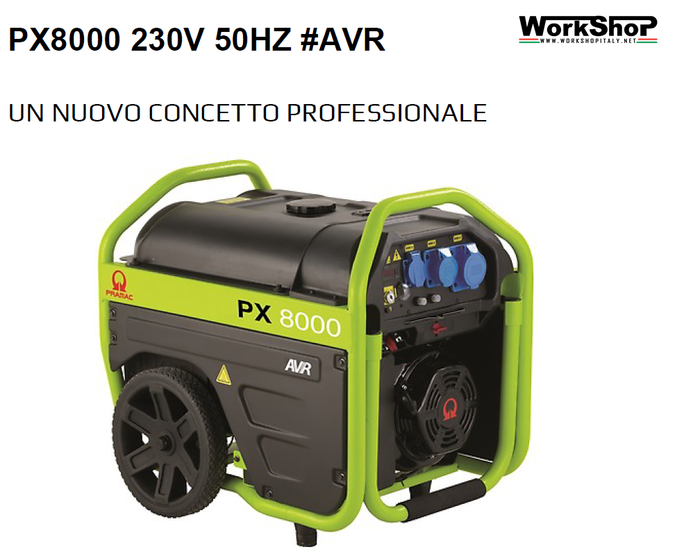 Generatore Pramac PX8000 230V 50HZ #AVR