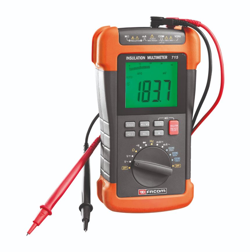 MULTIMETRO DIGITALE PER AUTO IBRIDE ED ELETTRICHE Usag Facom 076 HYB