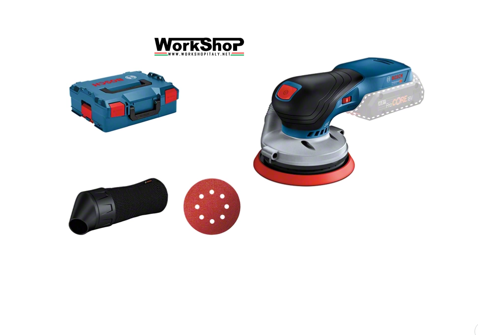 Levigatrice rotoorbitale GEX 18V-125 Bosch Professional