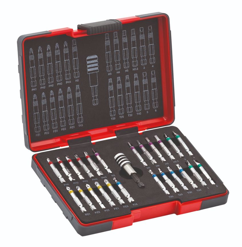 ASSORTIMENTO DI INSERTI LUNGHI PER AVVITATORI (25 PZ) - ATTACCO 1/4" Usag 664 S25