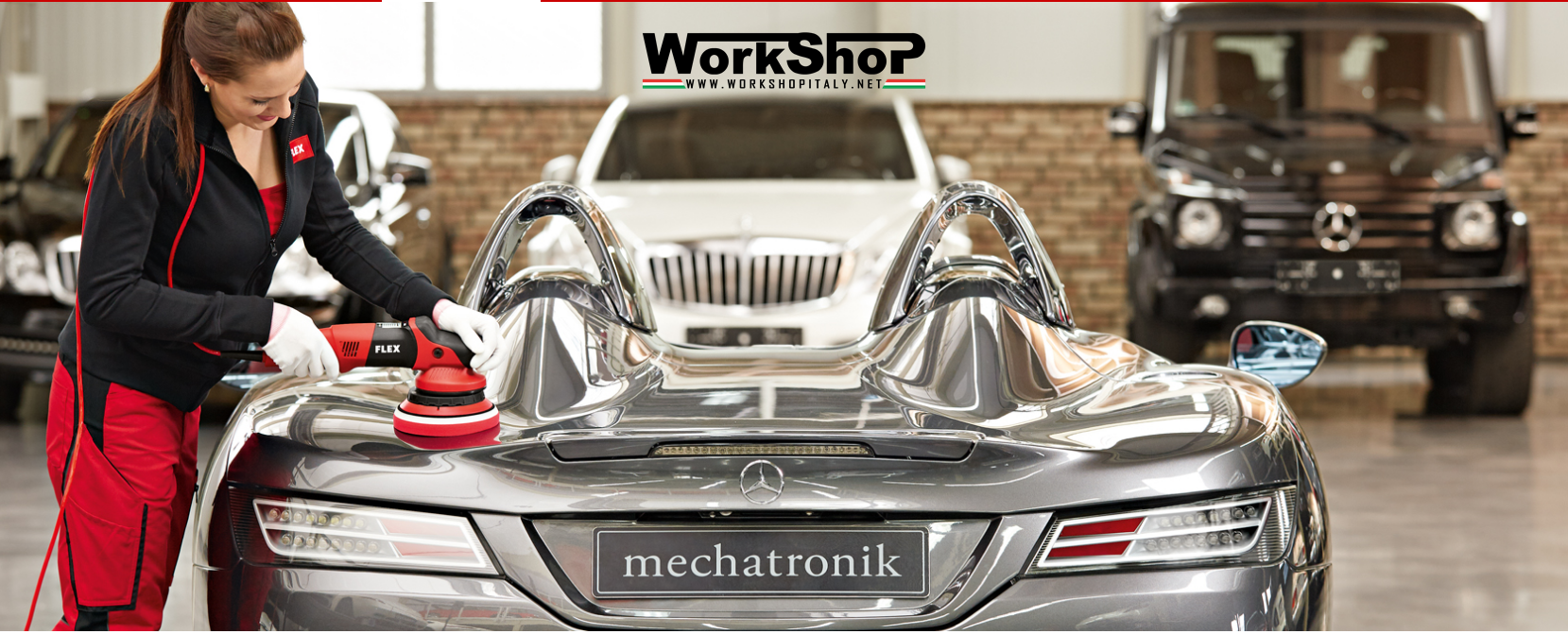 Lucidatrice eccentrica per piccole superfici FLEX XFE 7-12 80 P-Set