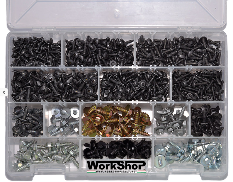 Set 740 viti speciali Automotive Speciali e Autofilettanti Bgs Fermec 740