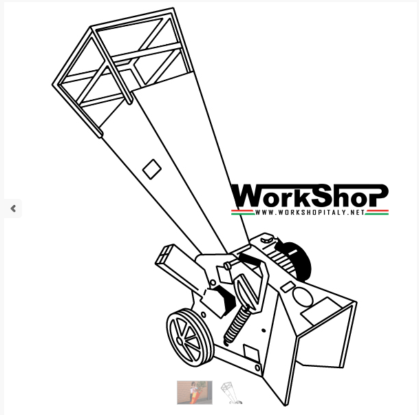 Biotrituratore Caravaggi BIO 60 motore Honda - Elettrico