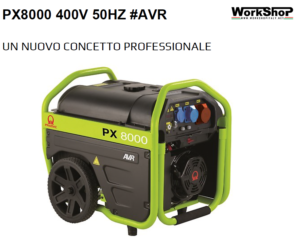 Generatore Pramac PX8000 400V 50HZ #AVR