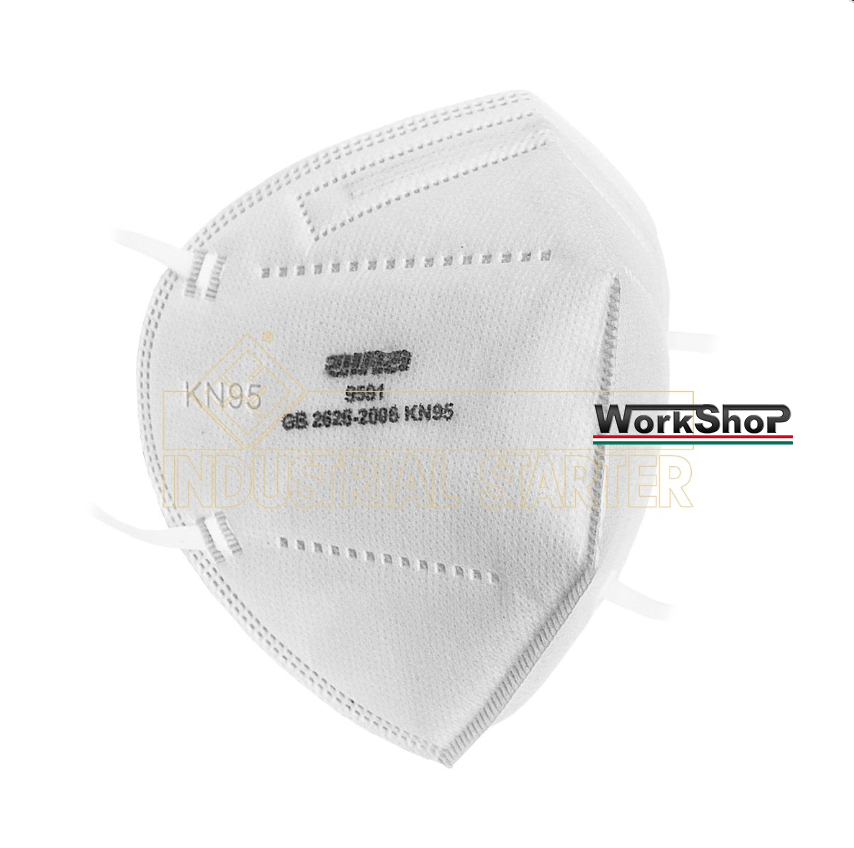 Mascherina semifaccial filtrante FFP2 KN95 Industrial Starter 9591 conf. 10pz.