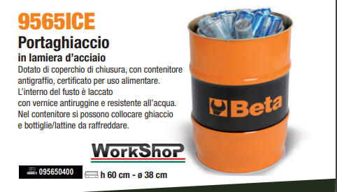Fusto ghiaccio Garage Beta Utensili 9565ICE