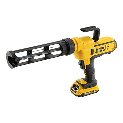 Pistola silicone DeWalt 18V 2Ah Set DCE560D1