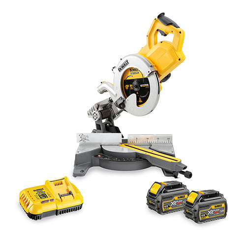 Segatrice troncatrice DeWalt 250mm 54V 6Ah XR FLEXVOLT DCS778T2