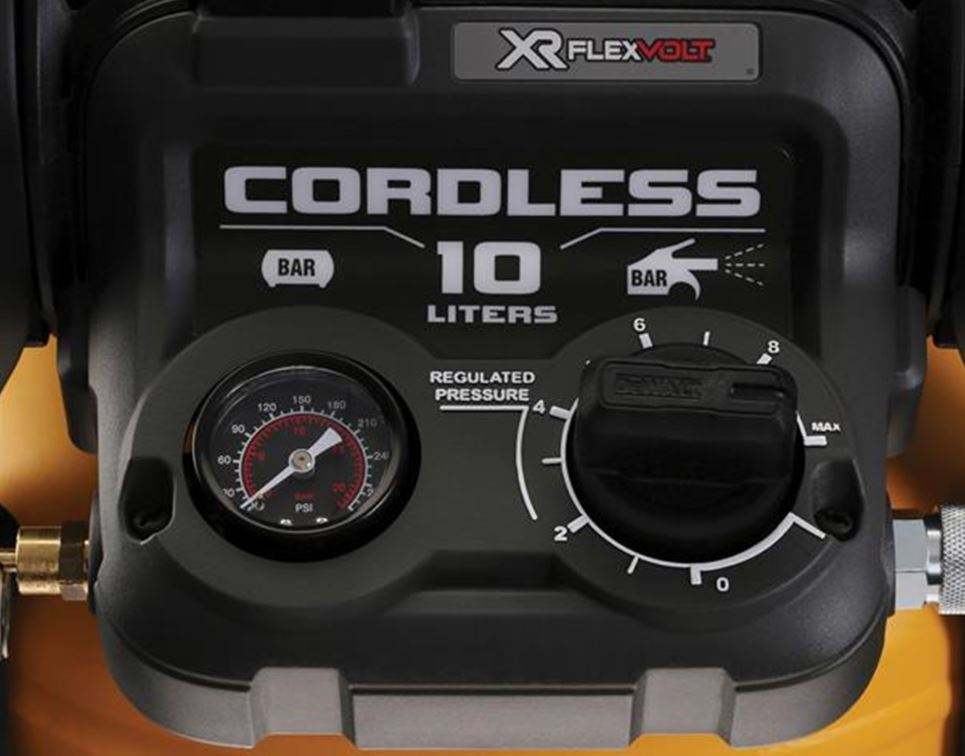 Compressore cordless 54V DeWalt 0,4 Hp 9,5 lt  DCC1054N-XJ solo corpo