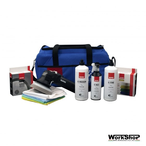 Lucidatrice rotorbitale Rupes LHR12E BIGFOOT Duetto Kit MARINE GOLD