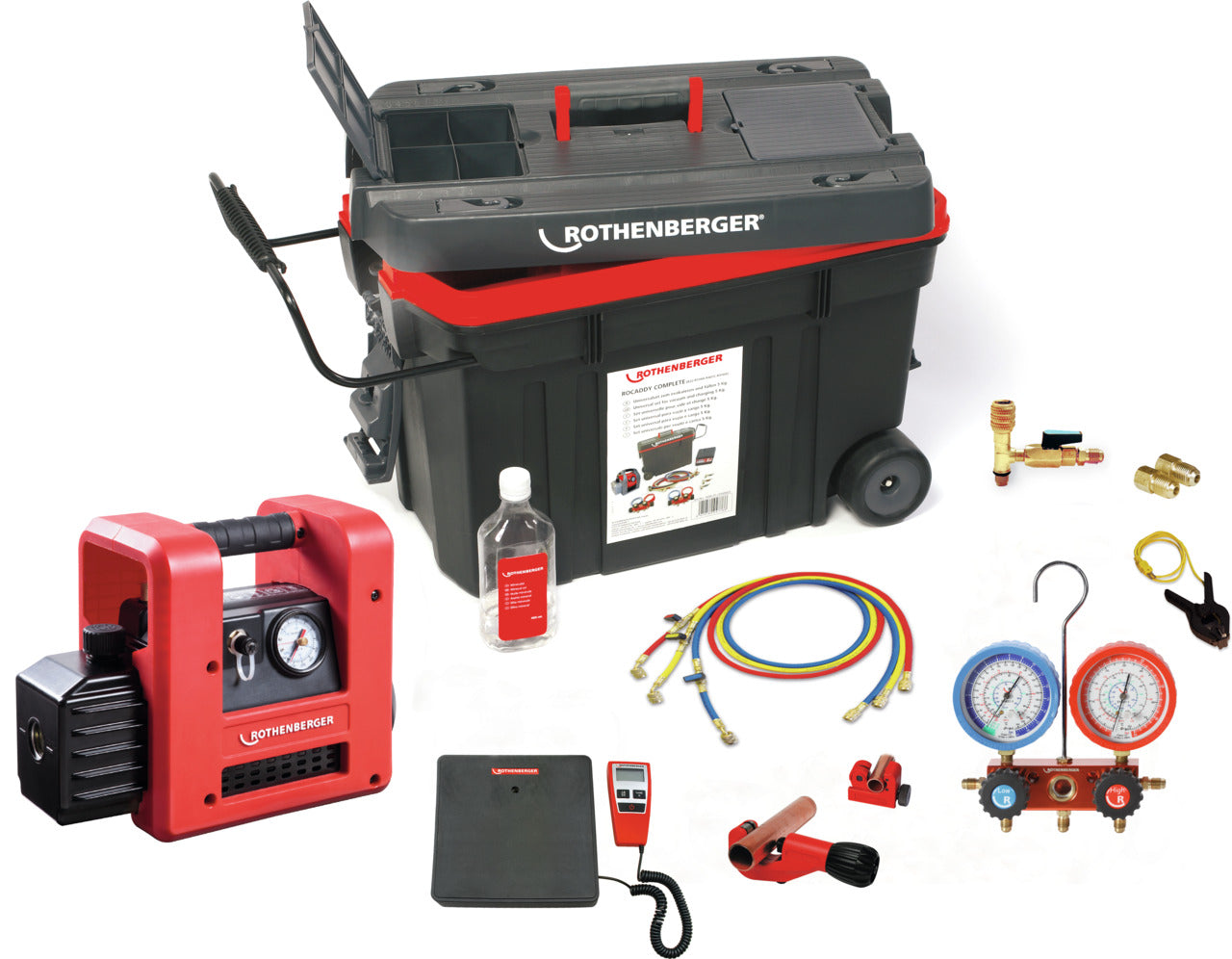 ROCADDY 120 R32 Analogico - Stazione universale per vuoto e carica ROTHENBERGER