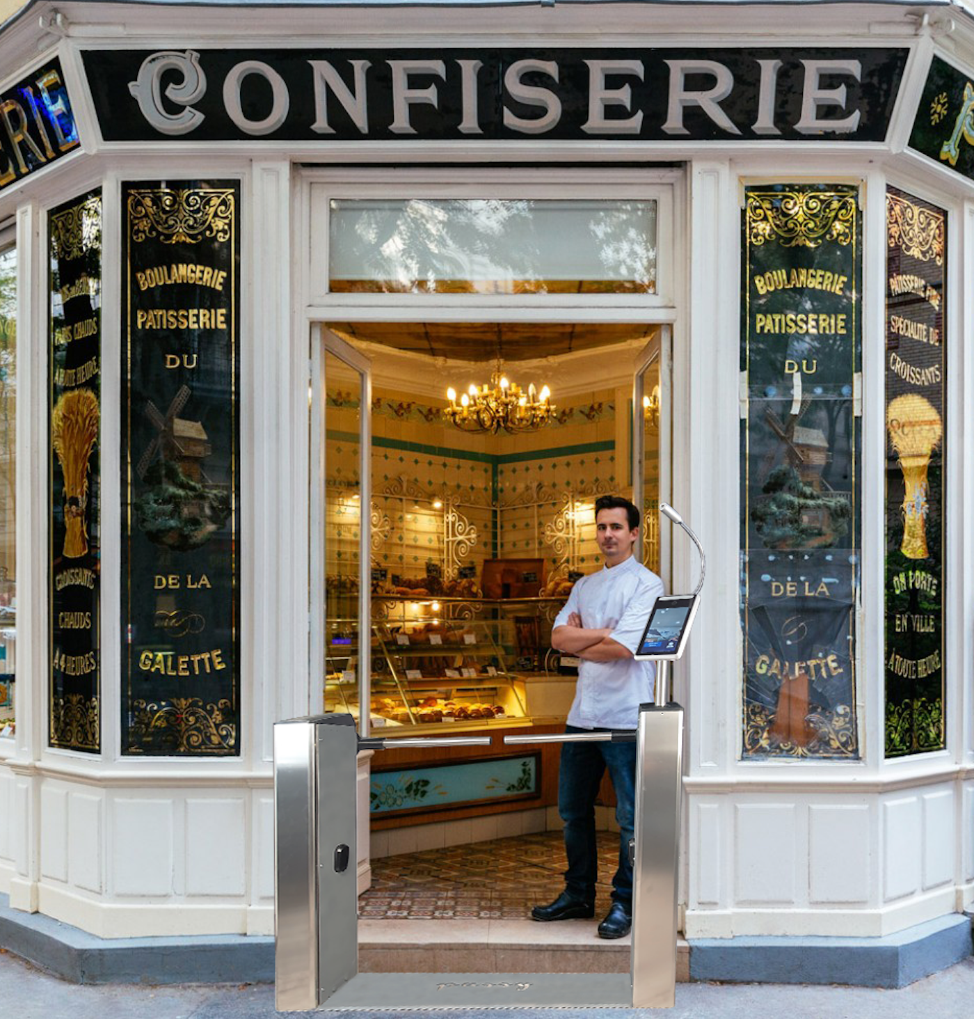 Barriera automatica con lettura Green Pass Ducati Home