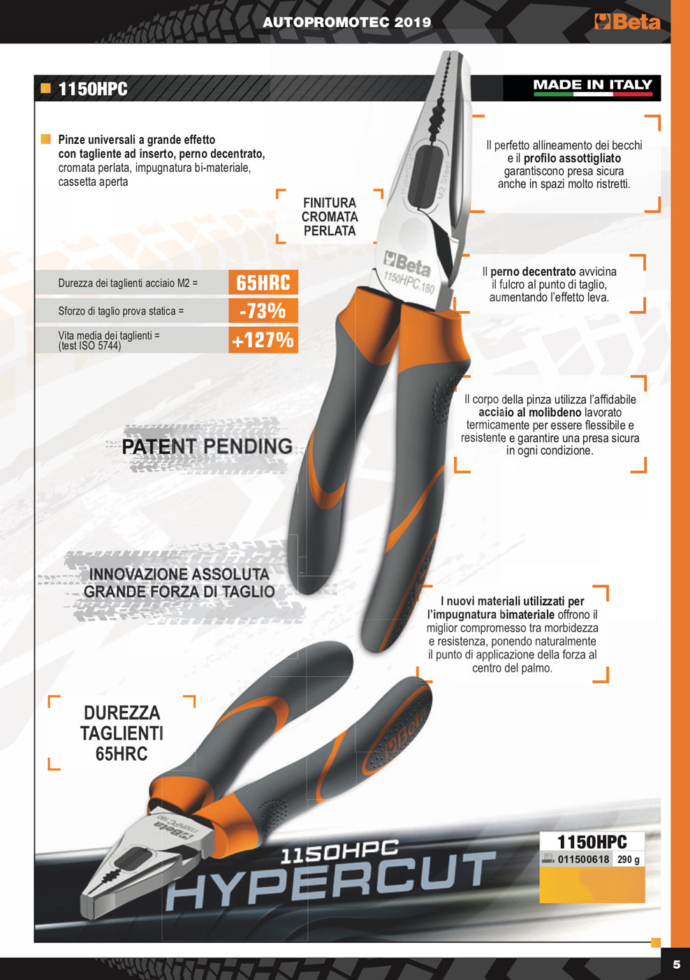 Pinze universali a grande effetto Beta 1150HPC