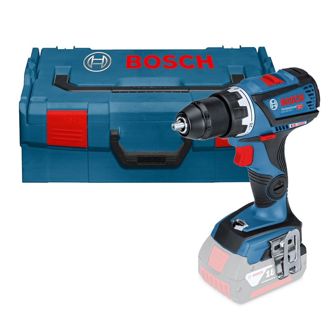 Trapano avvitatore a batteria GSR 18V-60 C Bosch senza batterie e caricabatterie