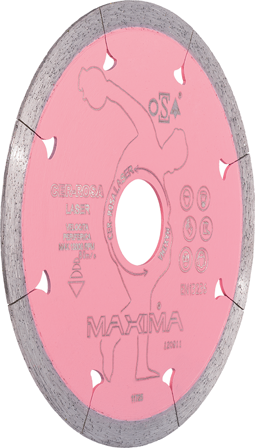 Disco diamantato Cer Rosa Laser Maxima da 115 a 400mm