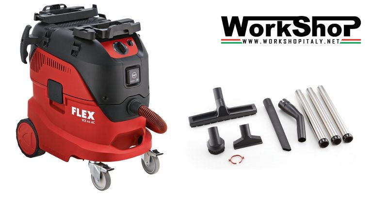 Aspiratore sicurezza funzione pulizia filtro automatica, 42 l, classe L Flex VCE 44 L AC-KIT