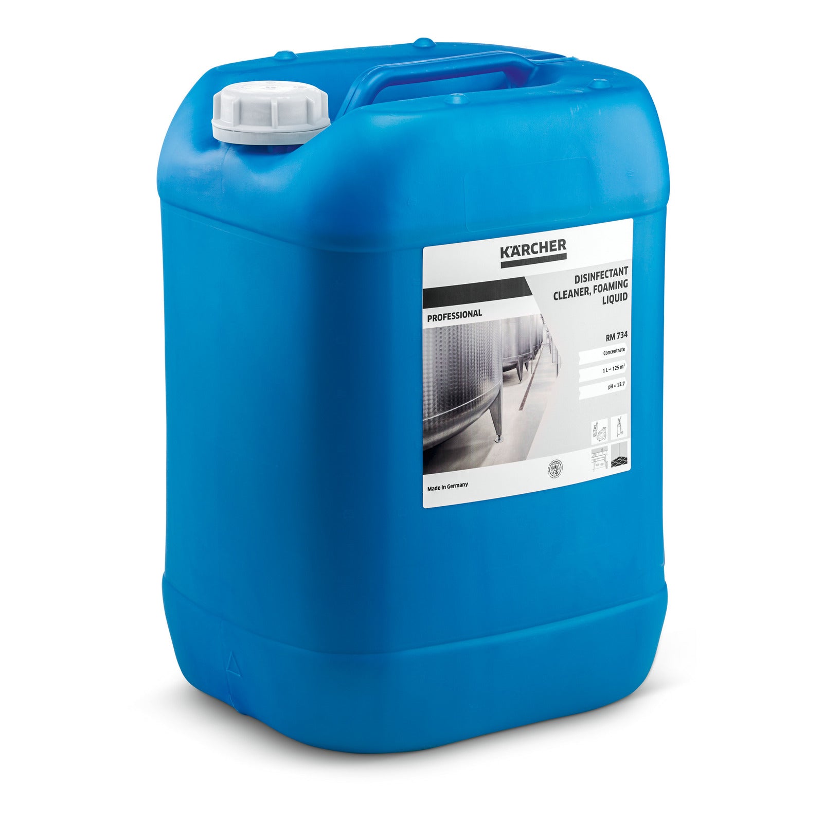 Detergente disinfettante schiumogeno alcalino RM 734 Karcher 20 litri