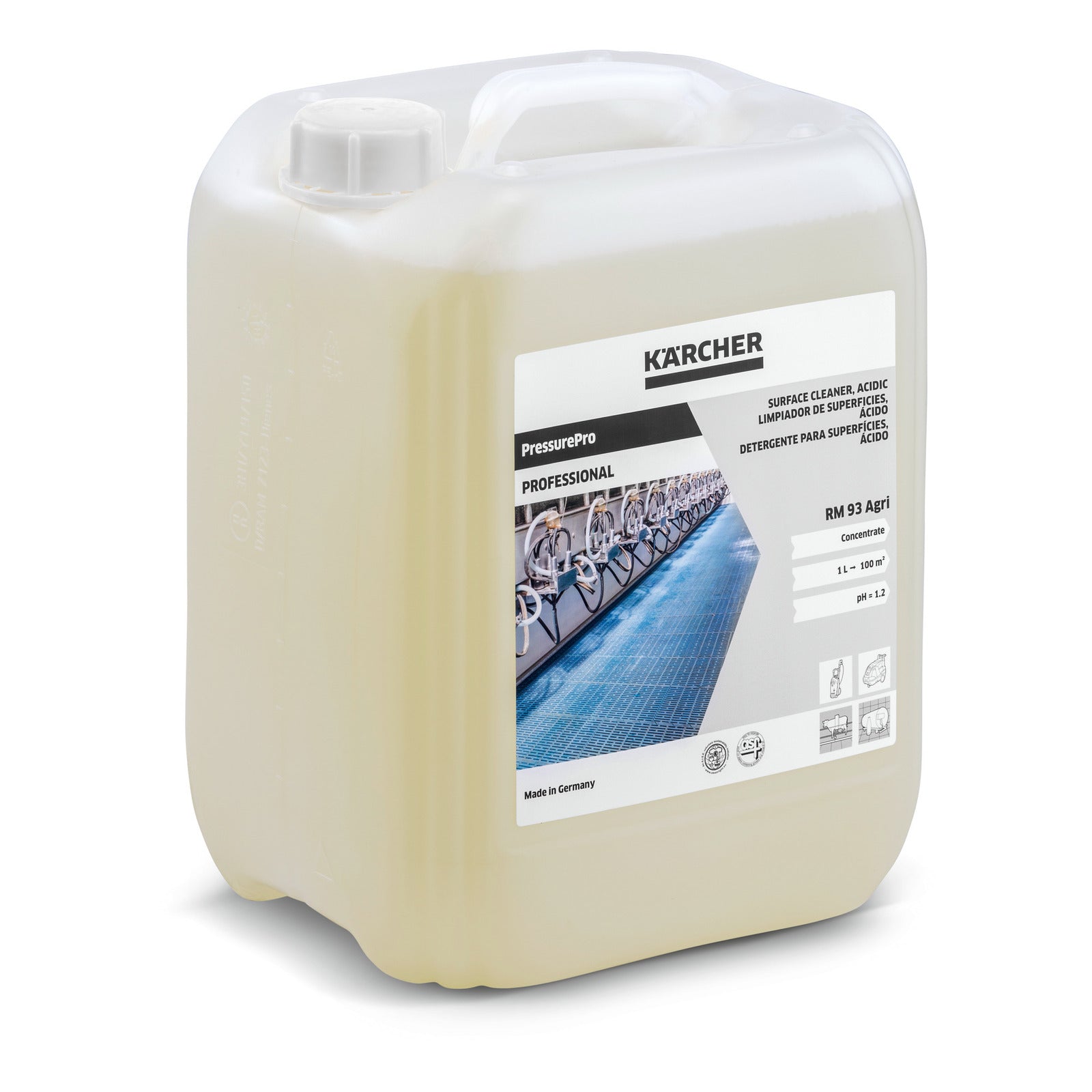 Detergente acido per superfici RM 93 agri Karcher 10 litri