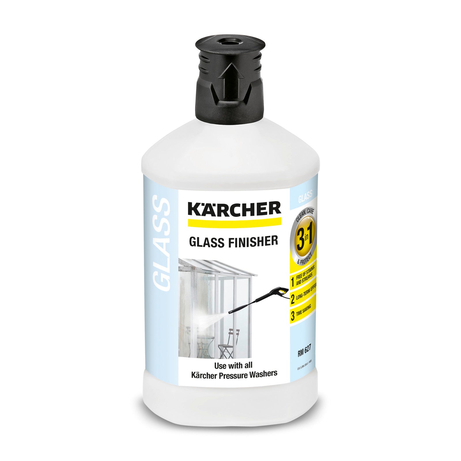 Detergente per vetri e verande 3 in 1 Karcher 1 litro