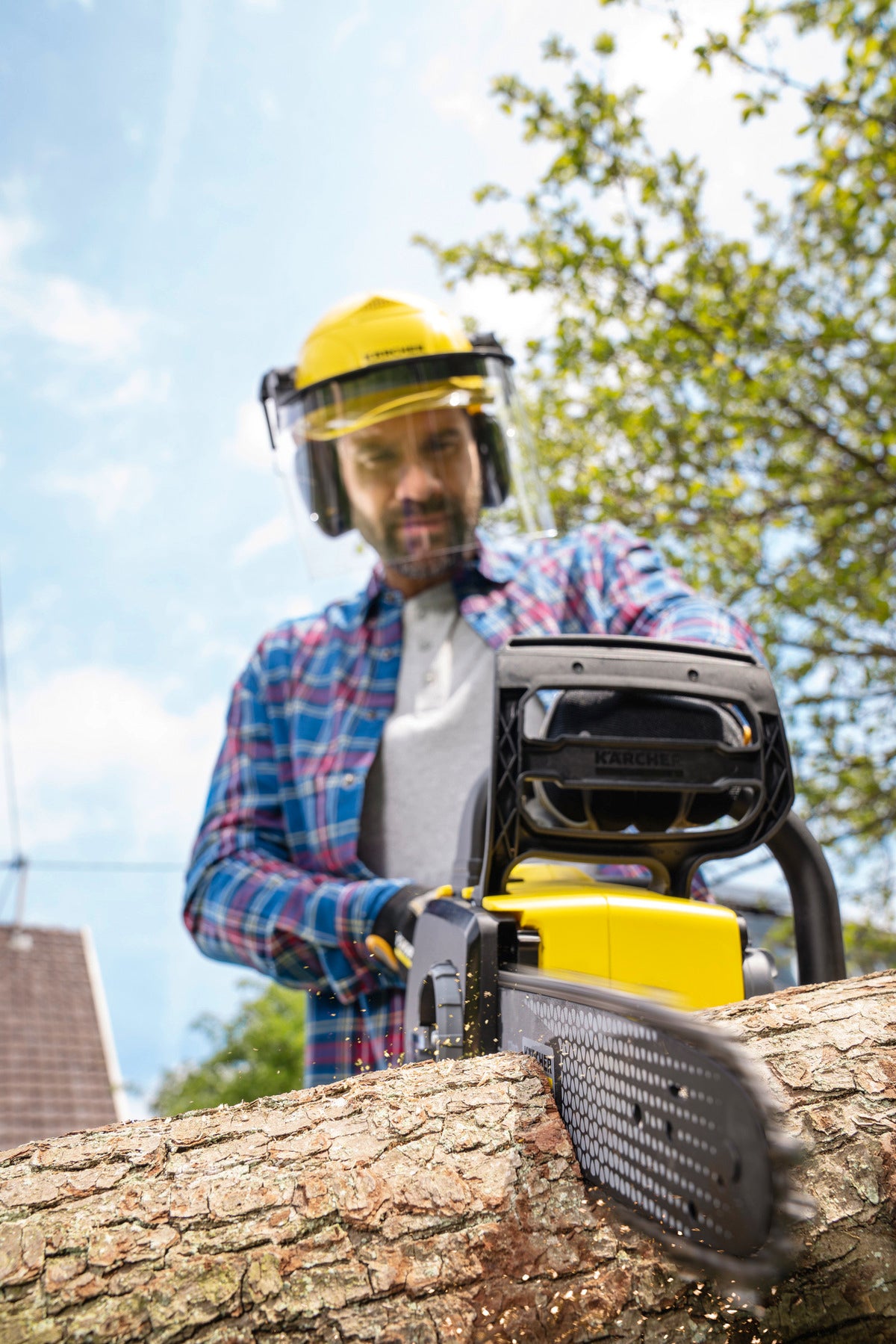 Motosega Karcher CNS 18-30 BATTERY corpo macchina