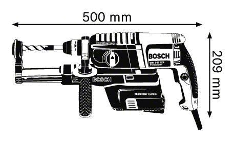 Martello perforatore GBH 2-23 REA Bosch Professional con attacco SDS-plus