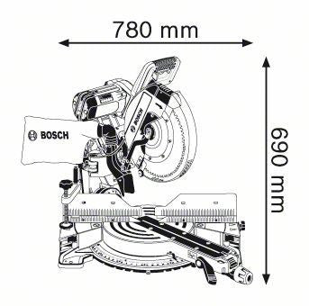 Troncatrice radiale Bosch GCM 12 GDL Professional