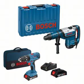 Set Bosch Martello demolitore GBH 8-45 DV + Trapano avvitatore battente GSB 18V-21