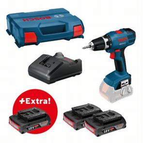 Kit Avvitatore Bosch GSR 18-2-LI + 3 batterie GBA 18V 2.0Ah + GAL 18V-20