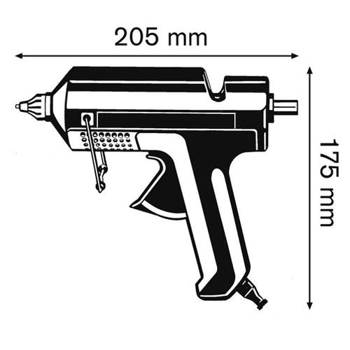 Pistola incollatrice Bosch GKP 200 CE Professional
