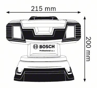 Livella laser per superfici GSL 2 Bosch Professional