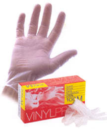 Guanti in vinile trasparenti CATEGORIA I Vinilpro conf. 100 pz ICO