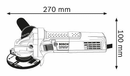 Smerigliatrice Bosch Professional GWS 750