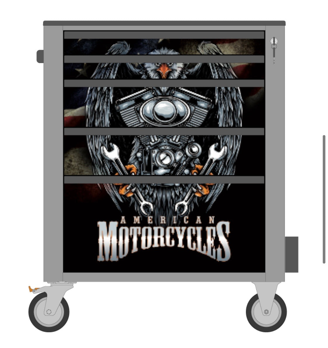 Cover magnetica Motorsport Workshopitaly per carrello C24S/5