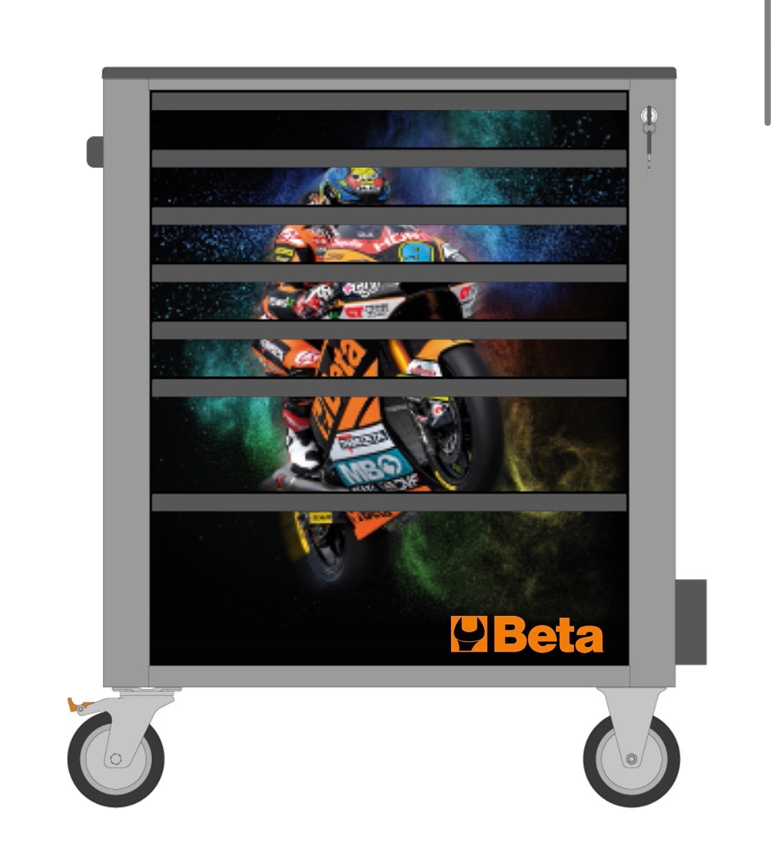 Cover magnetica Motorsport Workshopitaly per carrello C24S/7