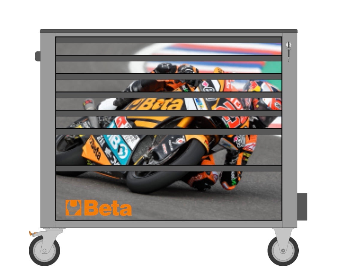 Cover magnetica Motorsport Workshopitaly per carrello C24SA/XL7