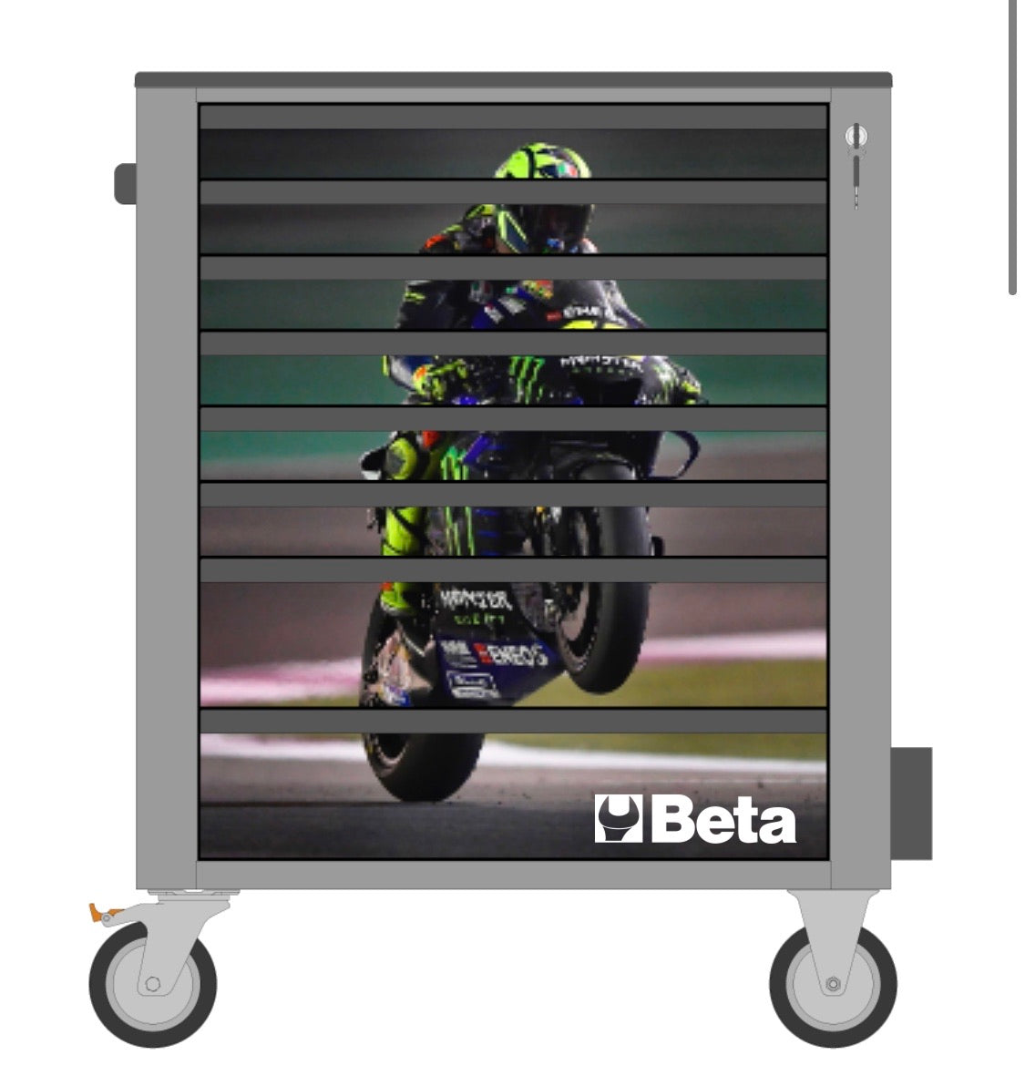 Cover magnetica Motorsport Workshopitaly per carrello C24S/8