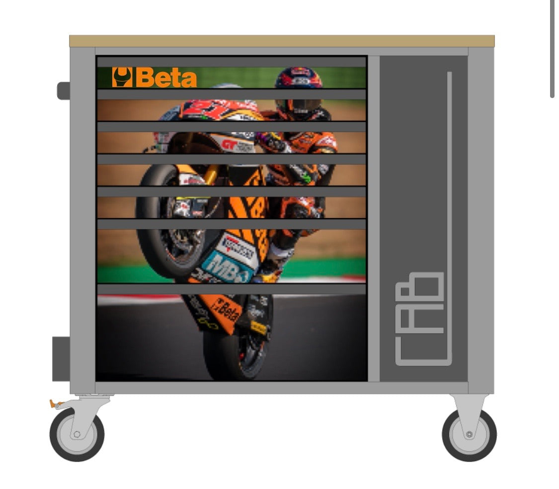 Cover magnetica Motorsport Workshopitaly per carrello C24SL/CAB