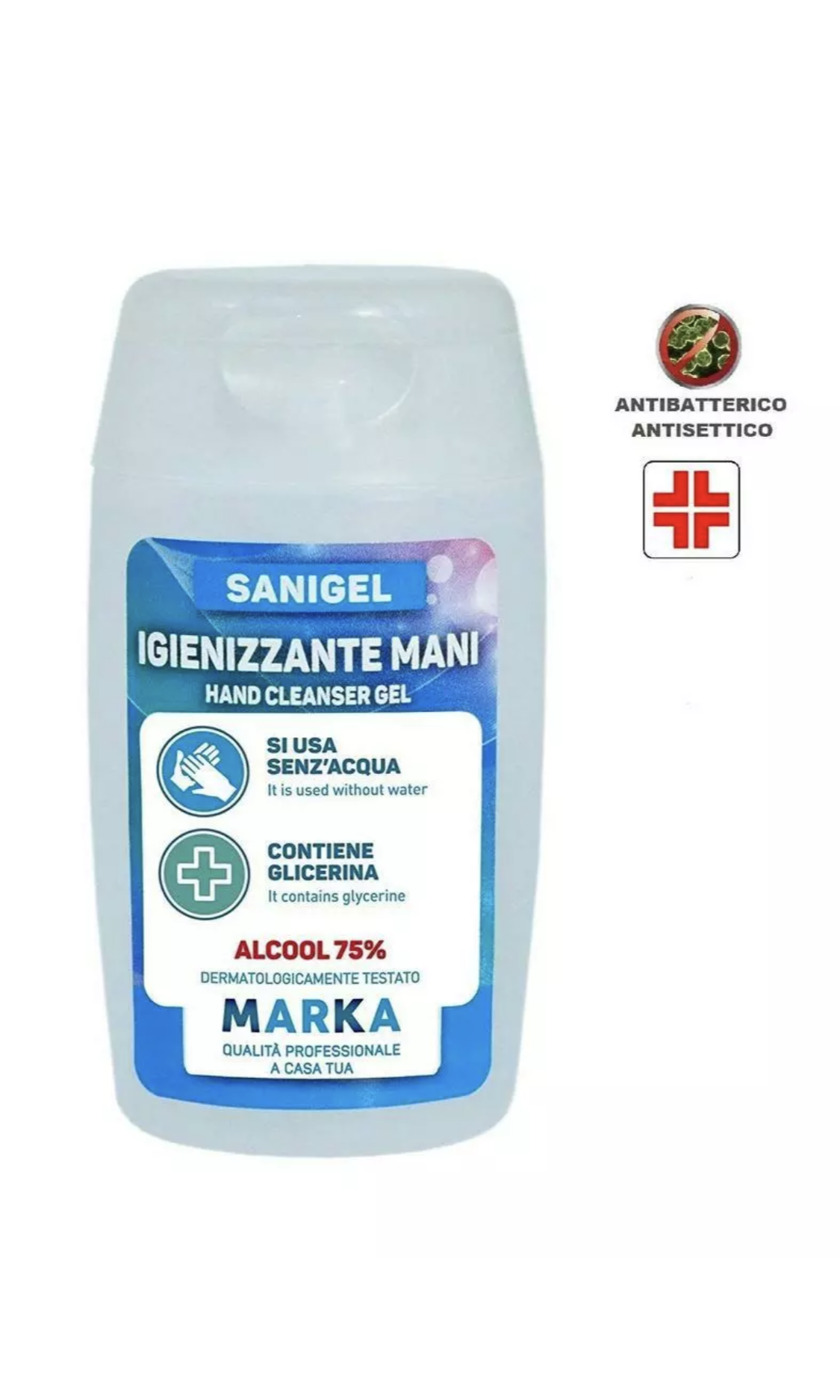Gel Igienizzante Sanigel 100ml alcool 75%