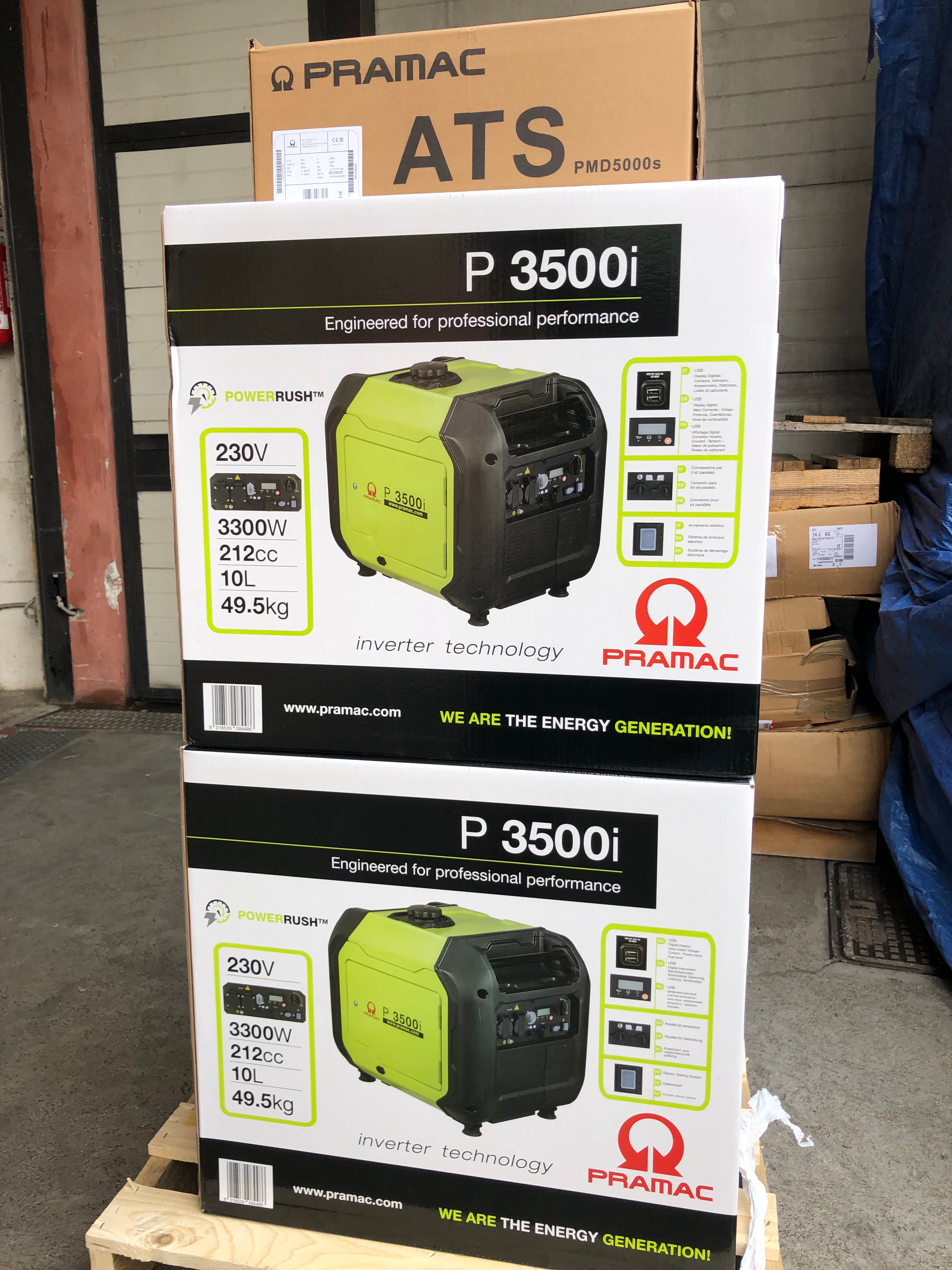 Generatore di corrente Pramac INVERTER Silenziato P3500I
