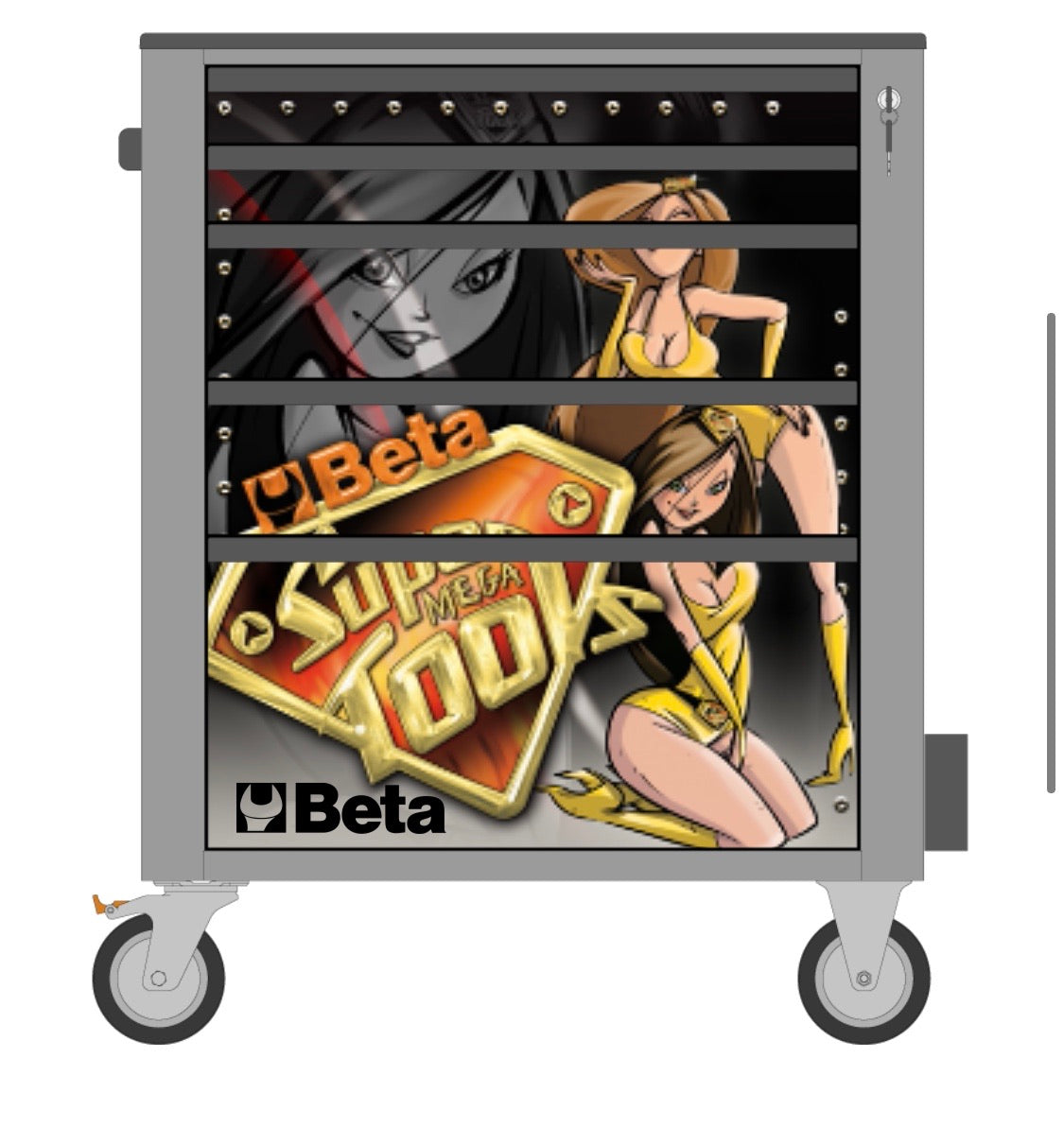 Cover magnetica Motorsport Workshopitaly per carrello C24S/5