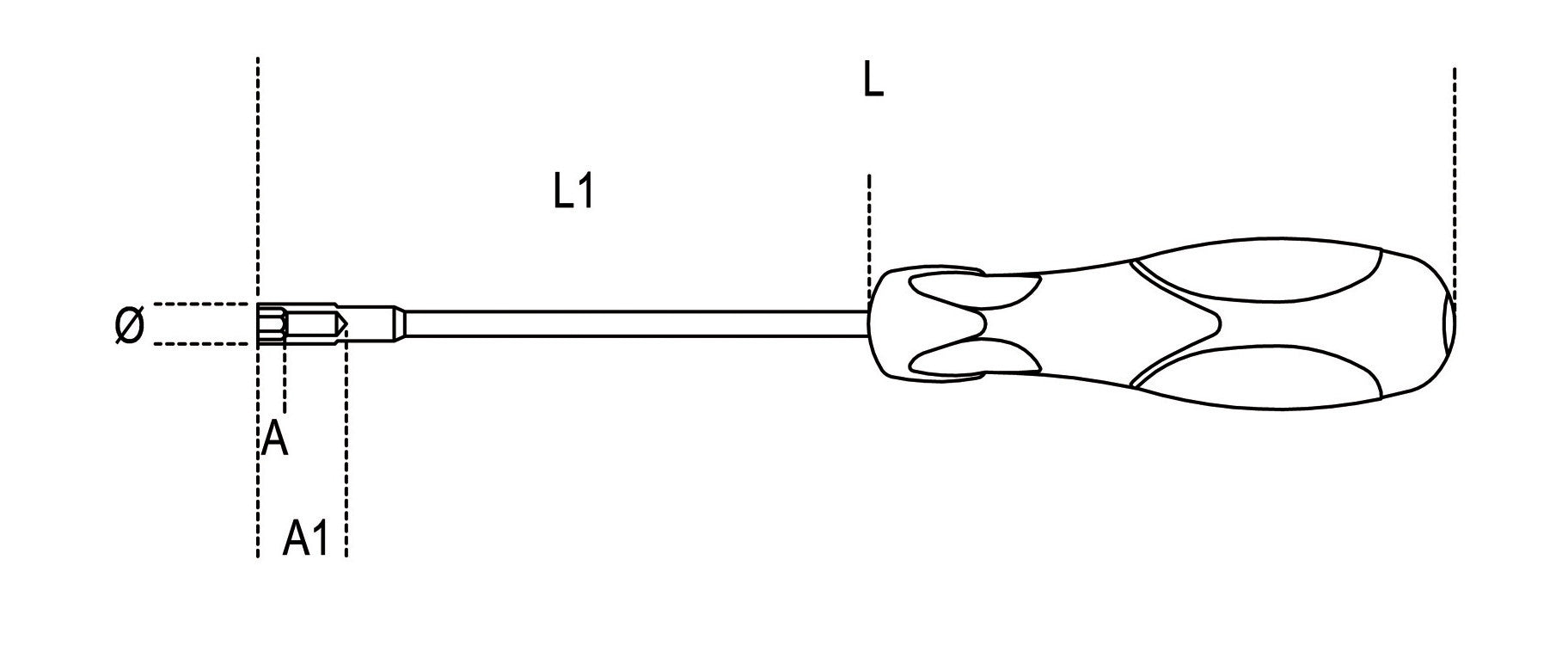 Giraviti esagonale femmina profonda Betamax 944BX