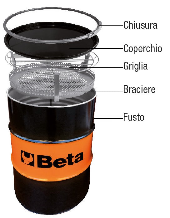 Barbecue  Garage Beta Utensili 9565BBQ