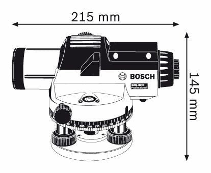 Livella ottica Bosch Professional GOL 32 D + treppiedi