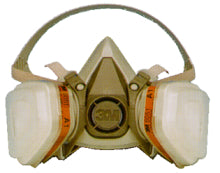 Maschera 3M 6002 KIT completa di filtri CLASSE P2