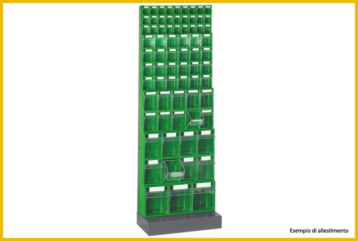 Cassettiera Plastica 'Madia 3' - 5 Cassetti, Verde, 60x16.8x14 Cm - Foto 11