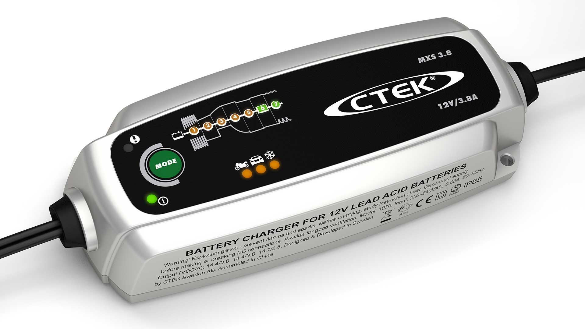 Caricabatterie MXS3.8  CTEK 3,8A