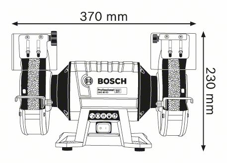 Smerigliatrice da Banco Bosch GBG 60-20 200mm 600w